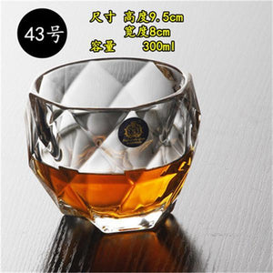 Carved Whiskey Glass